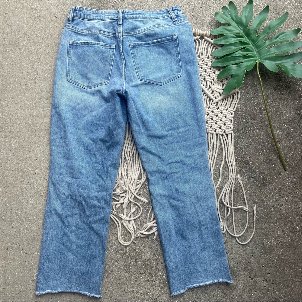 Vervet High Rise Distressed Cropped Jeans Size 28 - Picture 6 of 6